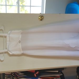 Davids Bridal White Size 10 Girls Dress
